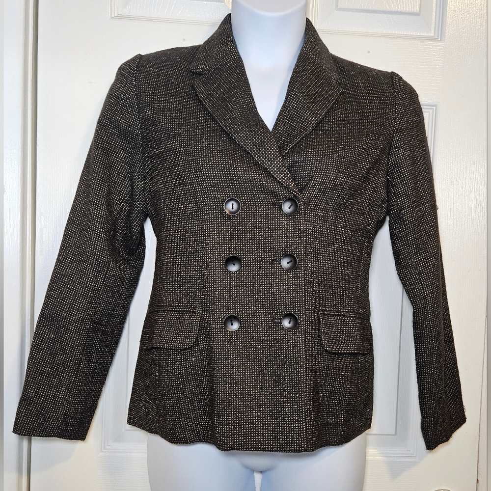 Coldwater Creek Tweed Lined Blazer